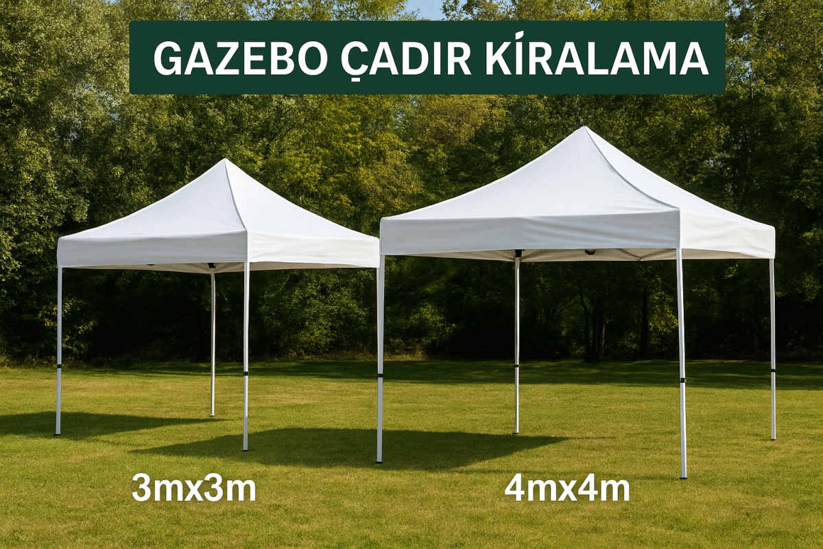 Ankara Gazebo Çadır Kiralama