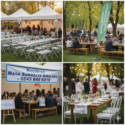 Keçiören Masa Sandalye Kiralama Organizasyon