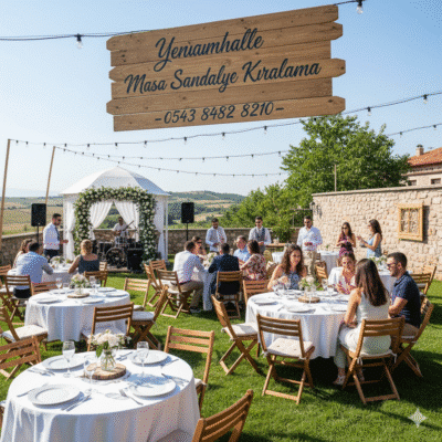 masa sandalye kiralama yenimahalle